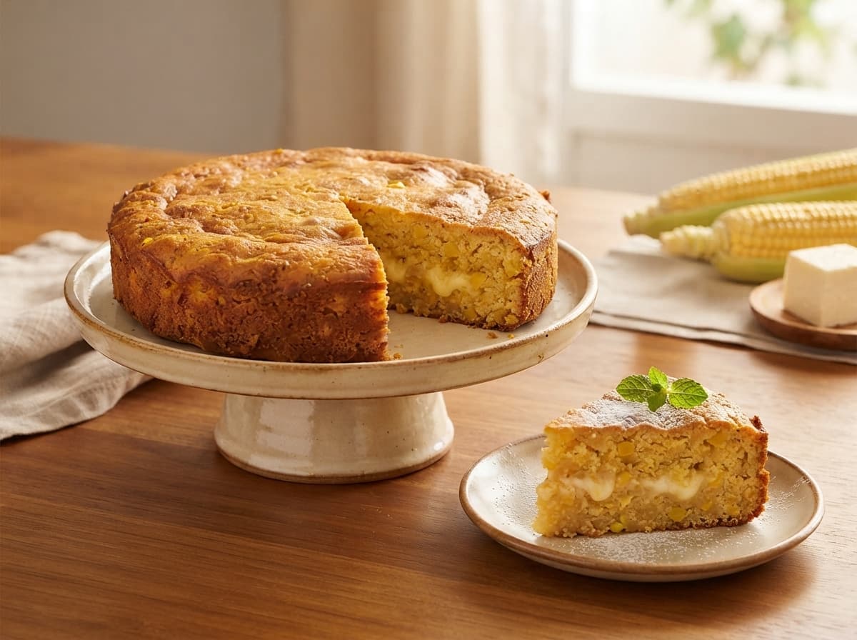 Torta de maíz y queso