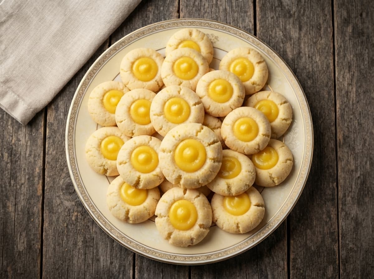 Galletas con crema de limón