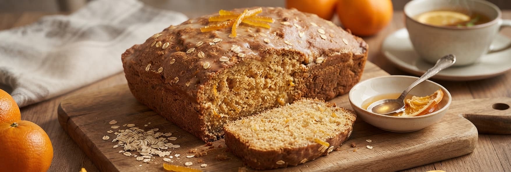 Pan integral de naranja